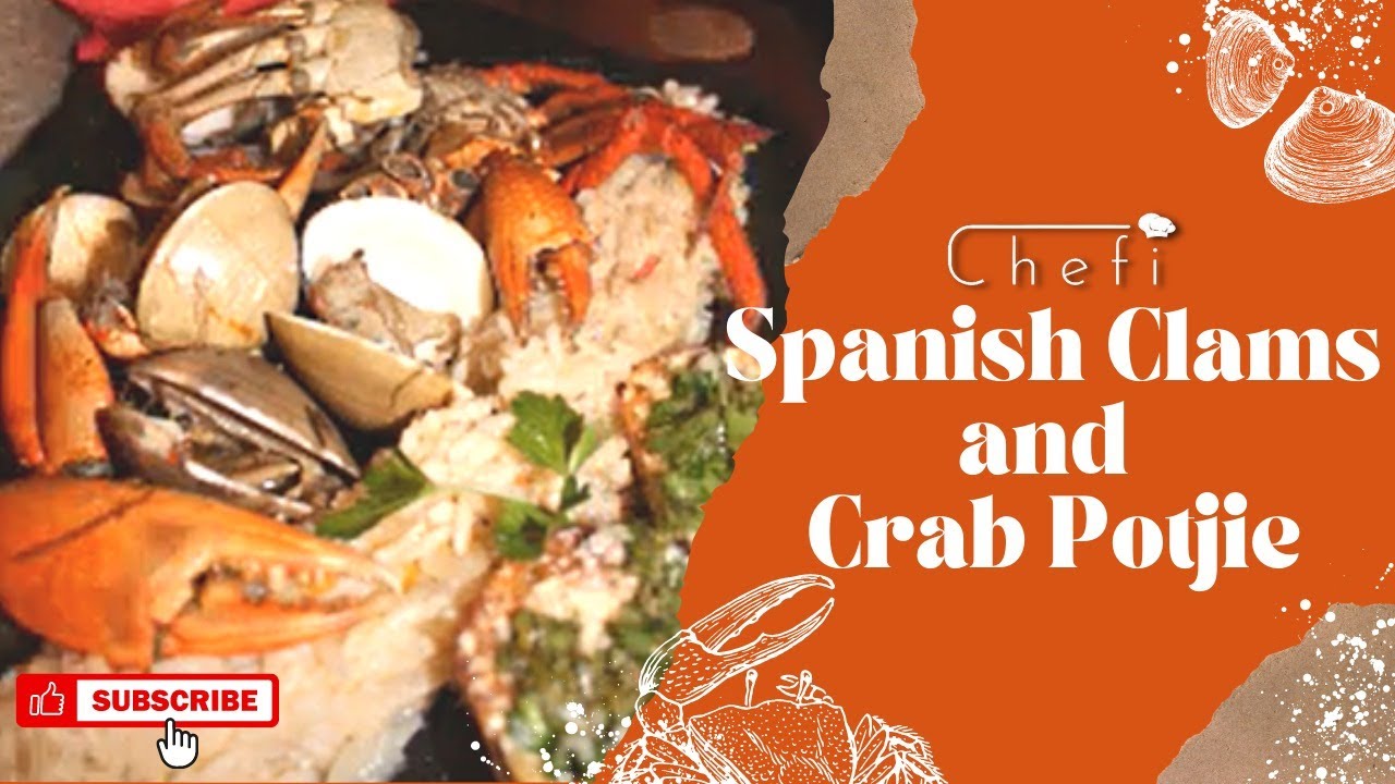 How to make Spanish Clams and crab Potjie