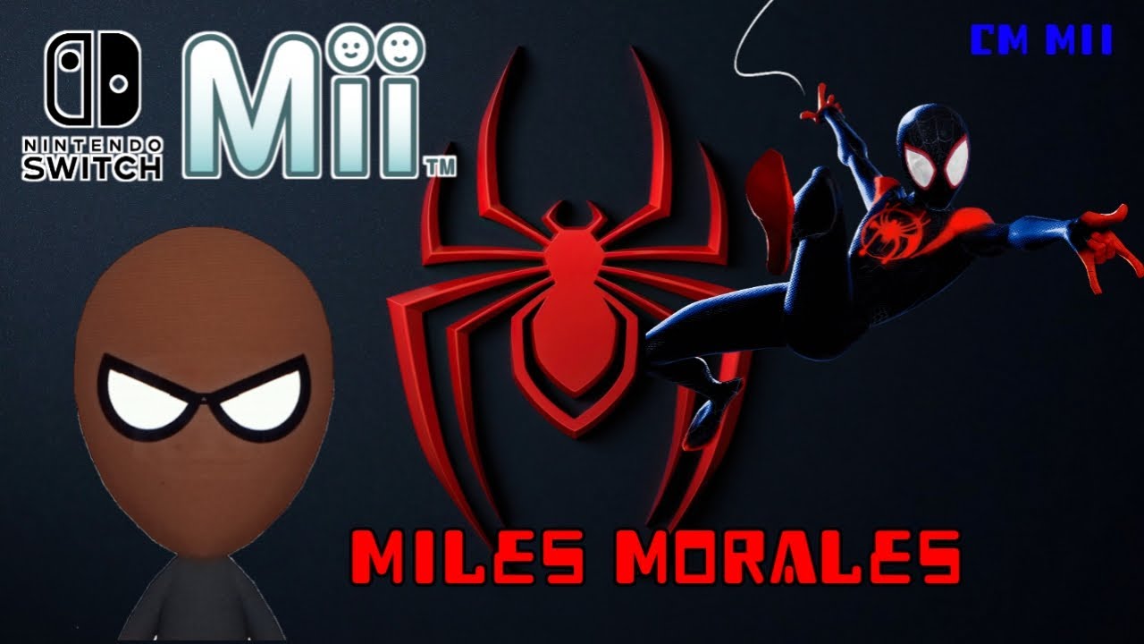 Creador Mii: Como crear a Miles Morales