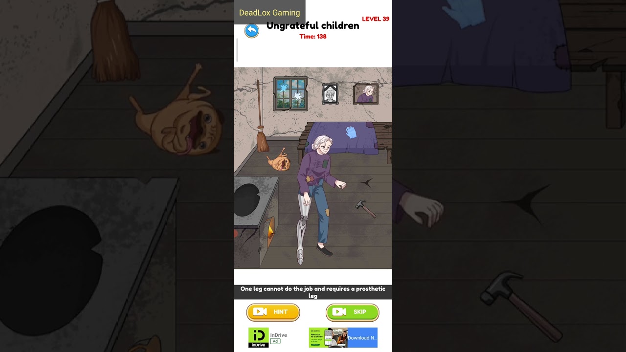 Annoying Puzzle Game Level 39. Walkthrough Solution