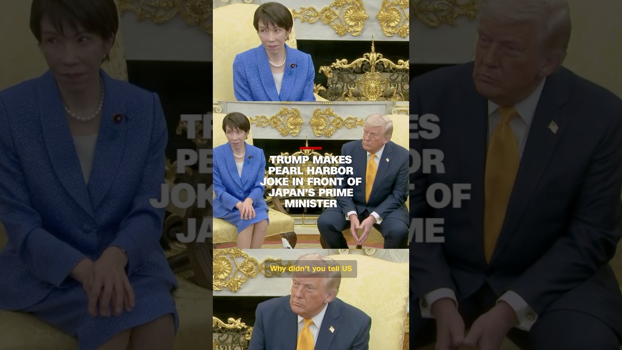 Trump makes Pearl Harbor joke in front of Japan's Prime Minister