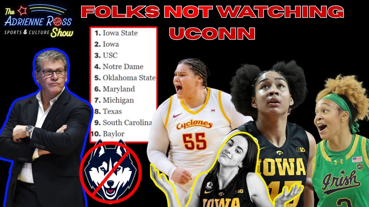 Команда UCONN не входит в десятку самых популярных команд (такой является Айова), что подтверждае...