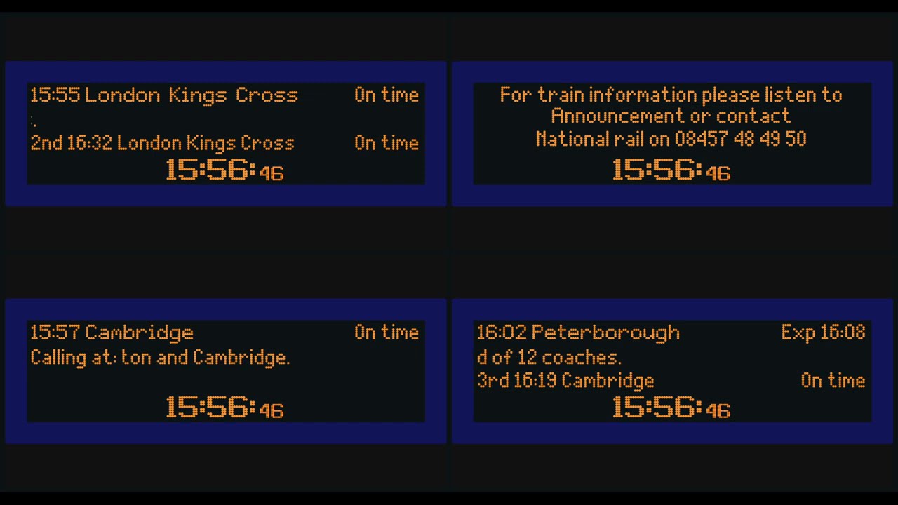 Announcements at Stevenage