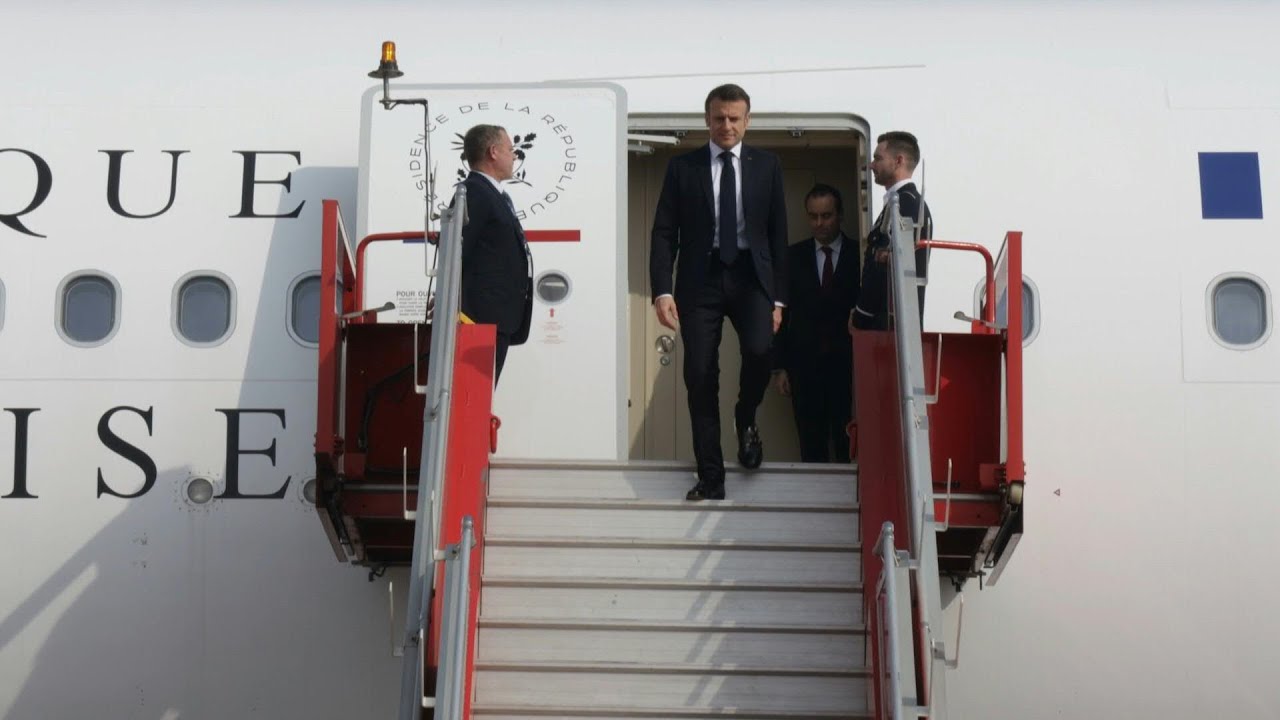 Le président français Emmanuel Macron arrive en Inde pour une visite d'Etat | AFP Images