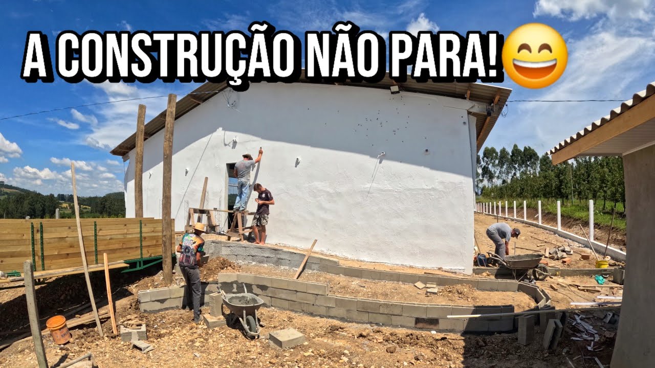 GRANJA DE SUÍNOS QUASE FINALIZADA🙏😄