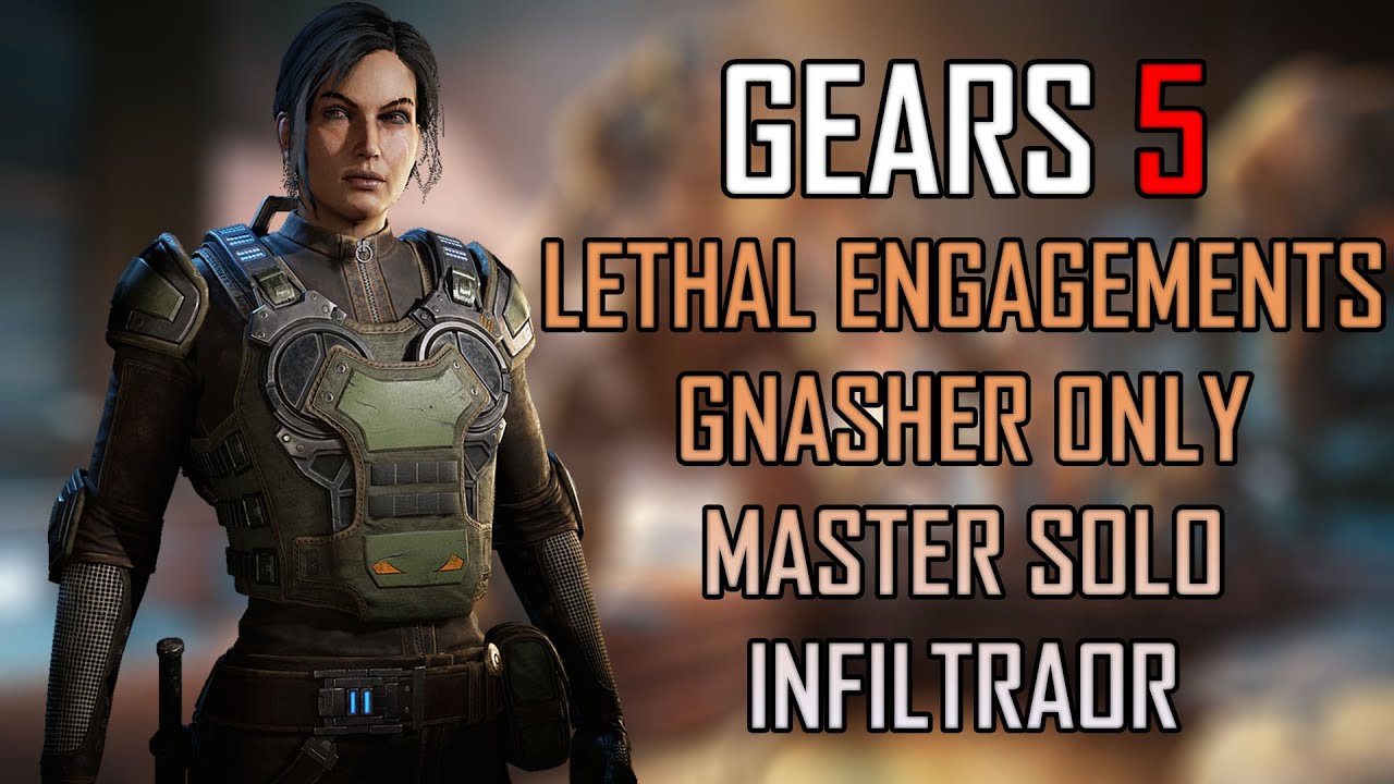 Gears 5 Master Solo Escape - Lethal Engagements - Gnasher Only (Infiltrator)