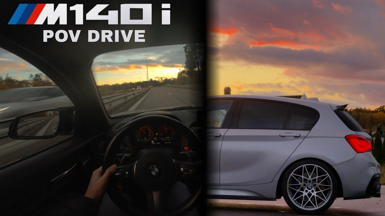 Rainy Afternoon Autumn Drive | BMW M140i Stage 2 | Pure Sound POV