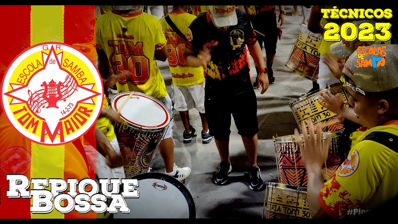 Tom Maior 2023 - DESENHO DOS REPIQUE BOSSA - Bateria TOM 30 #PioneiroNoVídeoDosBreques