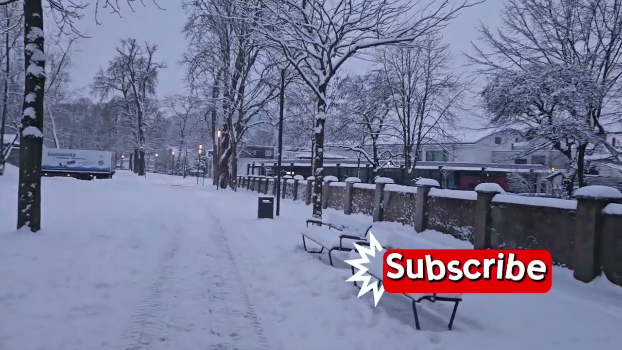  snowy morning in Höxter, Germany 🇩🇪❄️Ein ruhiger, verschneiter Morgen in Höxter, Deutschland ❄️