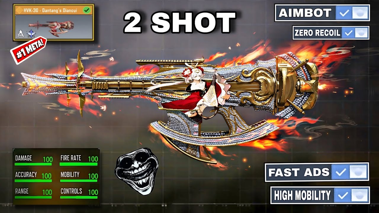 NOWY &bdquo;DWUSTRONNY&rdquo; HVK-30 Gunsmith! PRZEJMUJE COD Mobile w Sezonie 1 (NOWY WYPOSAŻENIE)