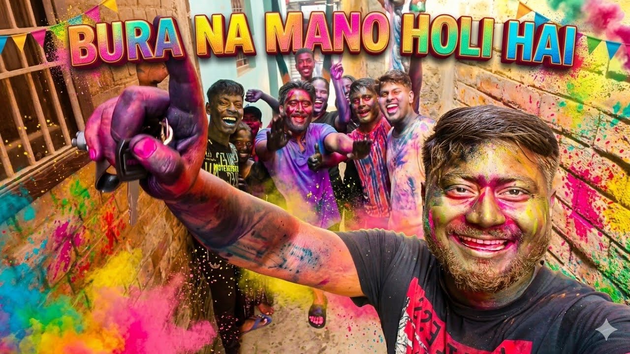 Holi hai Best Holi Celebration 2026 🌈 | Bura Na Mano Holi🫟😀@SUMANFAMILYVLOG v-67#holi#vlog #vlogs#yt