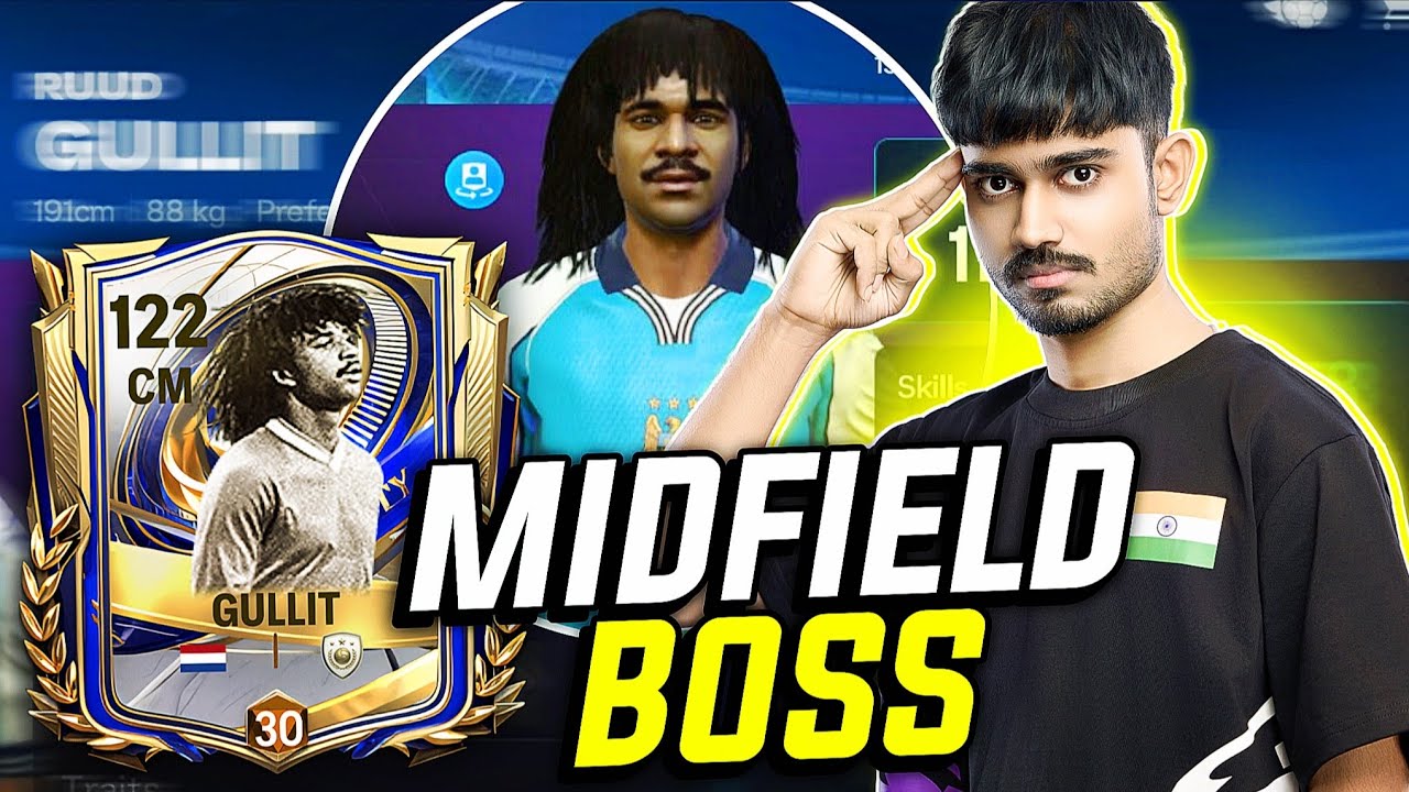 117 OVR TOTY Icons Ruud Gullit is a Complete Tank - Gameplay Review | FC MOBILE