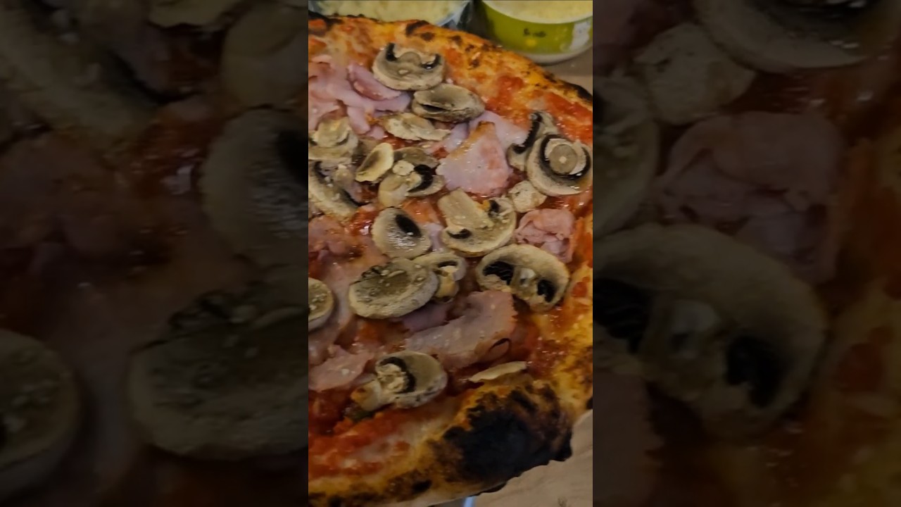 Kuhana &Scaron;unka & Gljive 🍕 #pizza #pizzalover #pizzarecipe