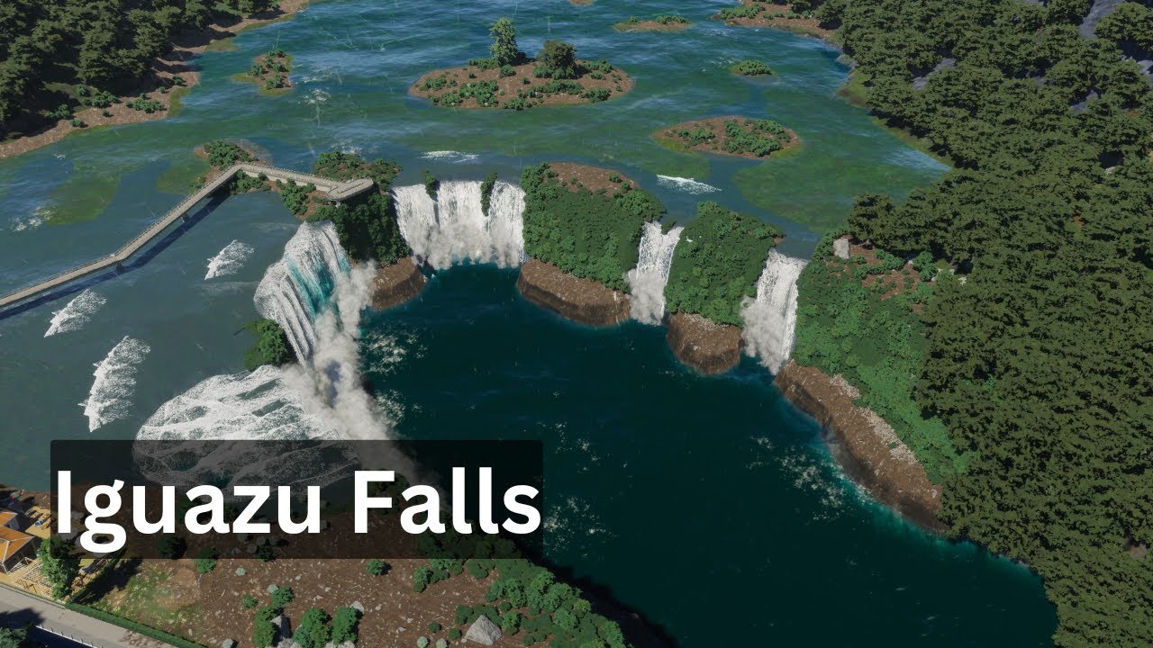 Самый большой водопад в мире в Cities Skylines 2 | Рио-Паулу