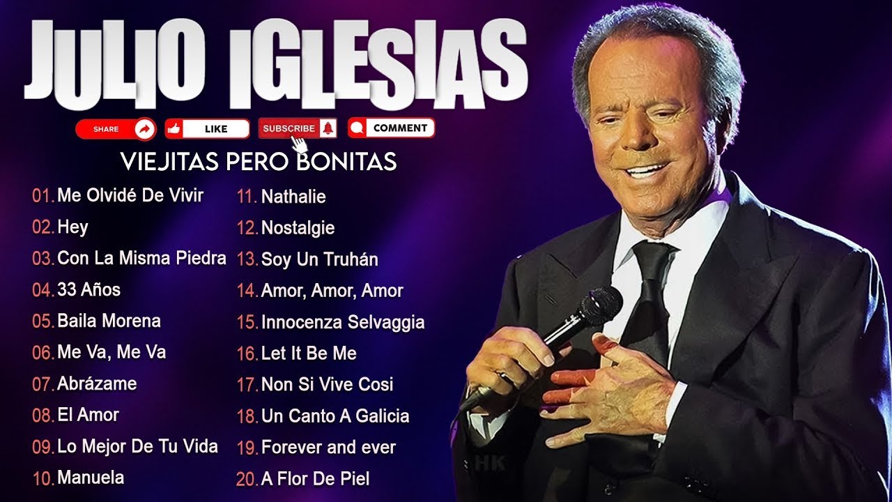 Julio Iglesias 30 Grandes Éxitos   Letra Supa Romantica En Español De Julio Iglesias #ab98