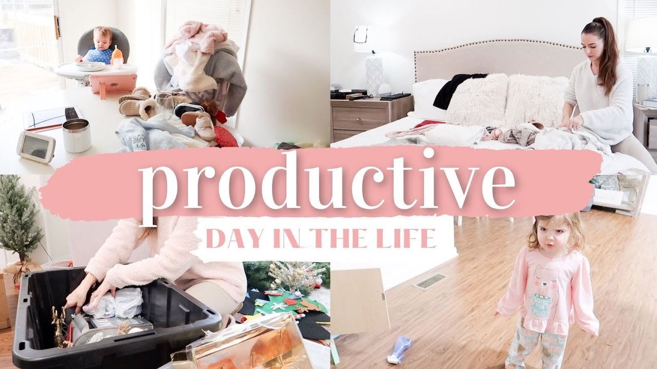 PRODUCTIVE DAY IN THE LIFE OF A MOM 2021 + WHAT'S IN MY DIAPER BAG (FOR REAL 🙈) | KAYLA BUELL