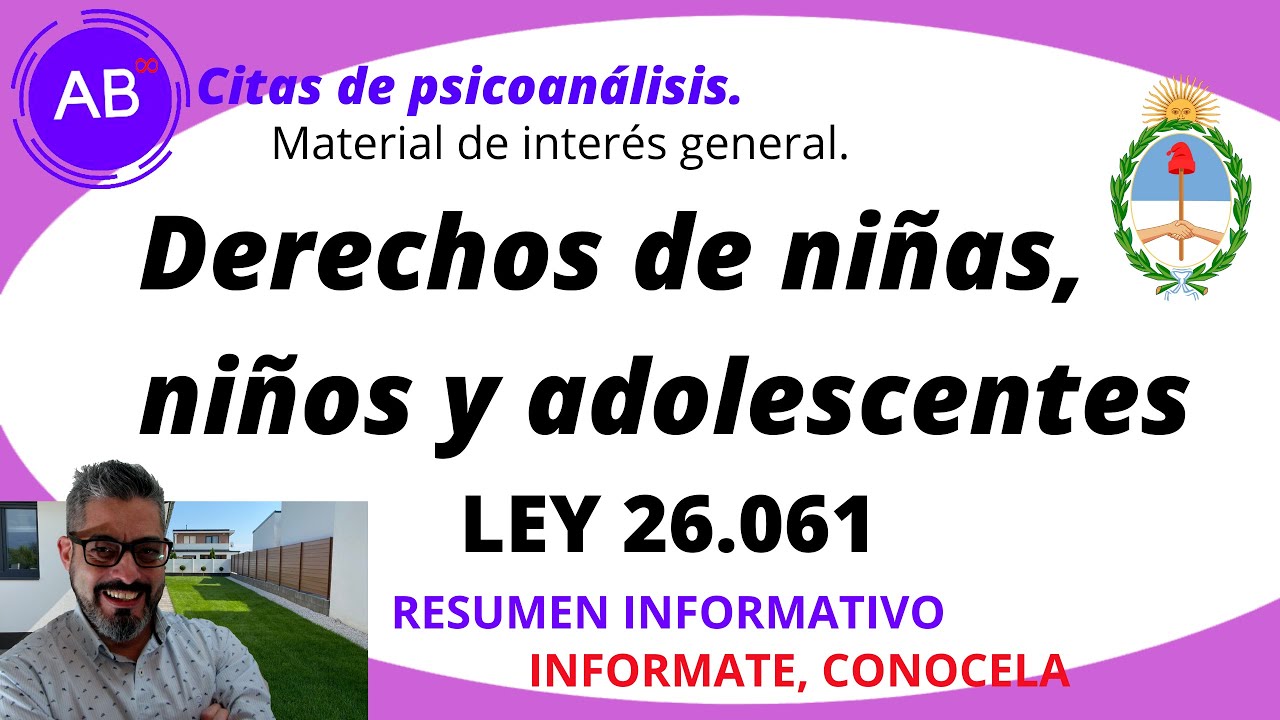 📢Derechos de las niñas, niños y adolescentes en Argentina.