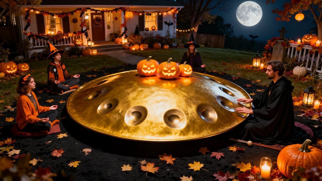 Moonlit Ritual | (999 Hz) Halloween Handpan Meditation