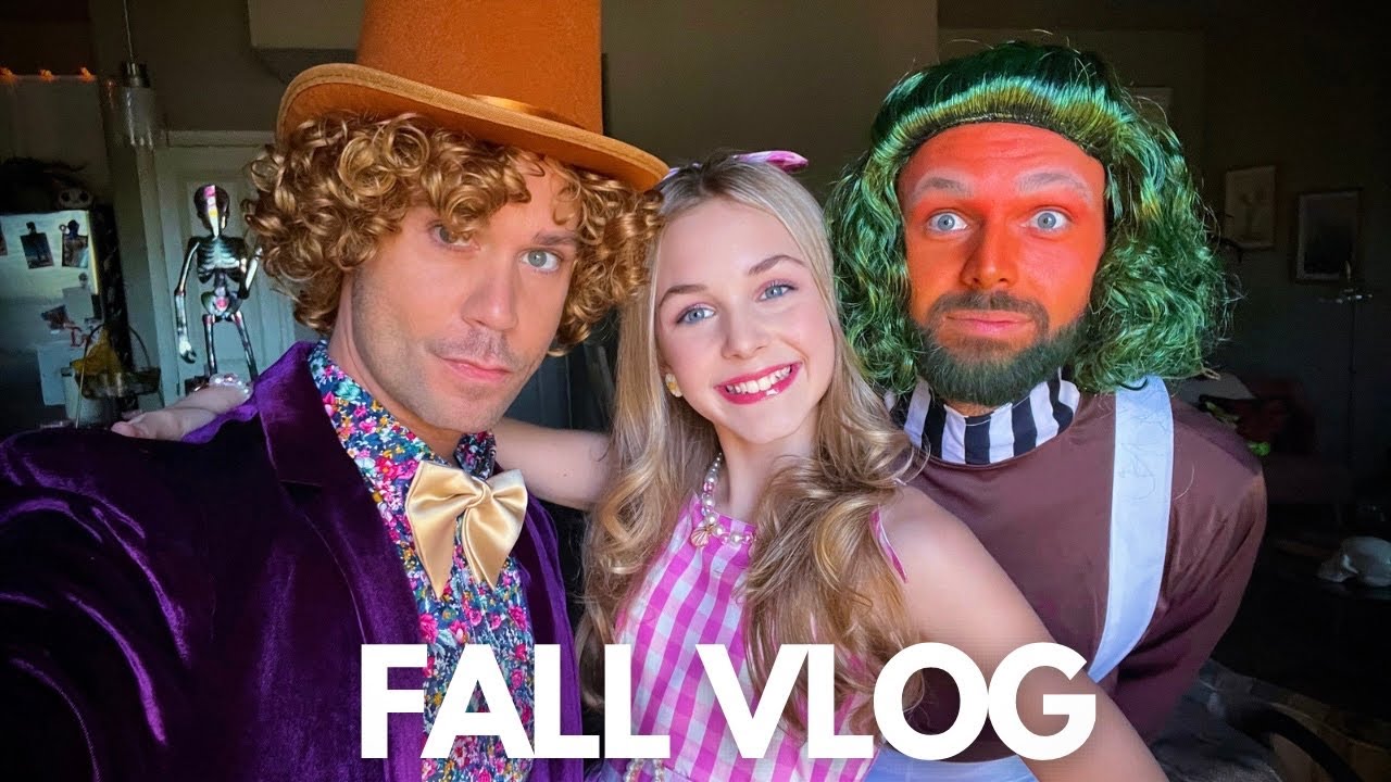 HOW DADS DO FALL Part 2! Halloween, Wonka & Barbie Costumes, Shopping Paris Hilton Line, & More!