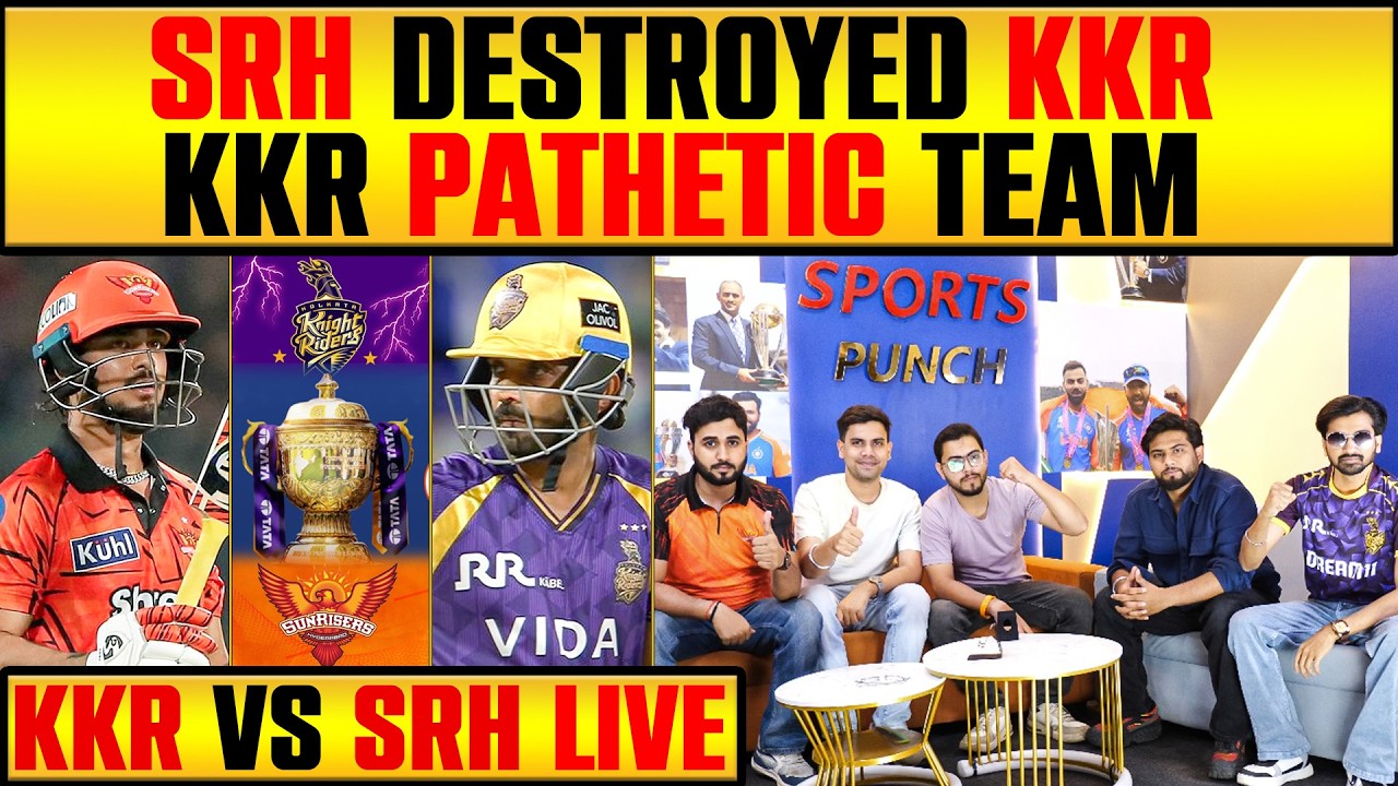 🔴KKR VS SRH: SRH DESTROYED KKR, KKR PATHETIC TEAM  #ipl2026 #srh  #kkrvssrh #kkr