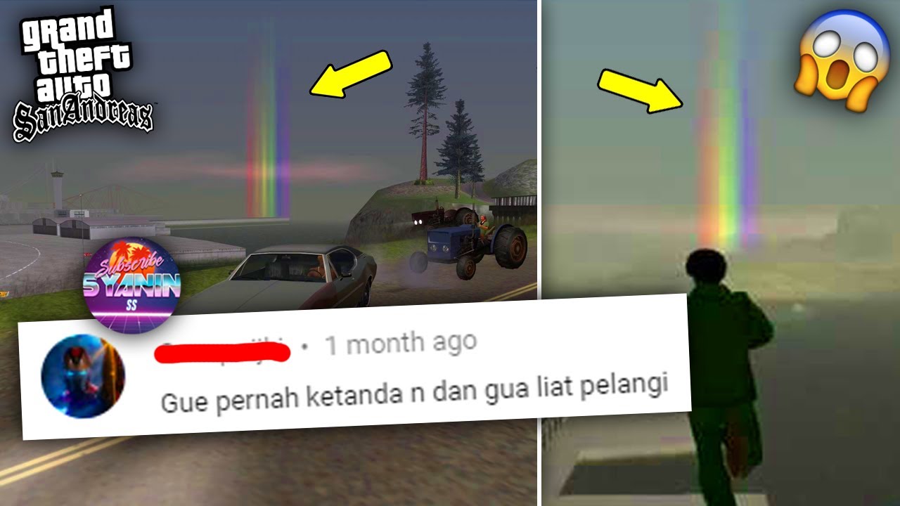 Akhirnya Terbongkar Cara Menemukan PELANGI MISTERIUS GTA San Andreas - Rahasia Easter Egg Misteri CJ