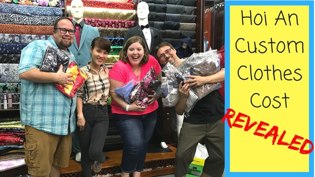 Custom Clothes Cost Revealed! | Hoi An, Vietnam Travel Vlog