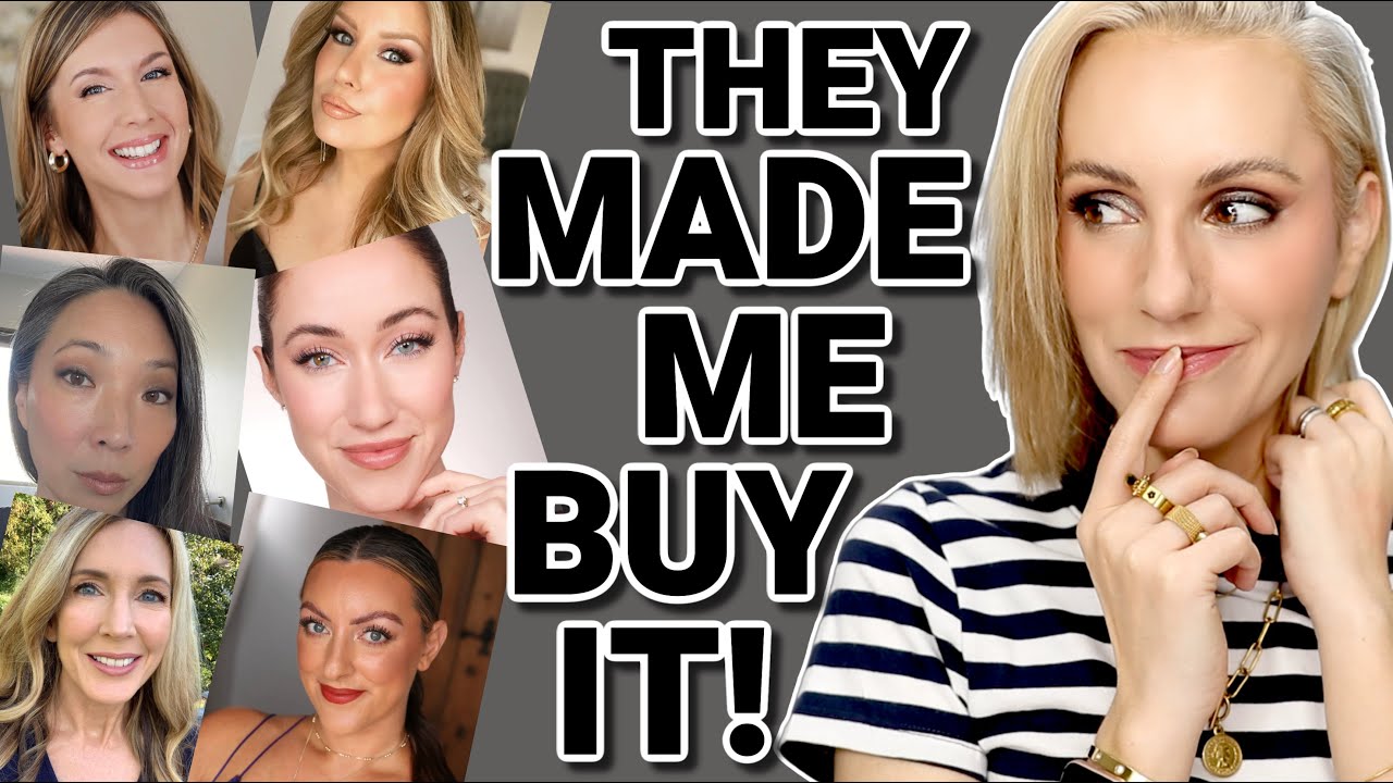 THEY MADE ME BUY IT! | MAKEUP I'VE BEEN INFLUENCED TO BUY | OVER 35