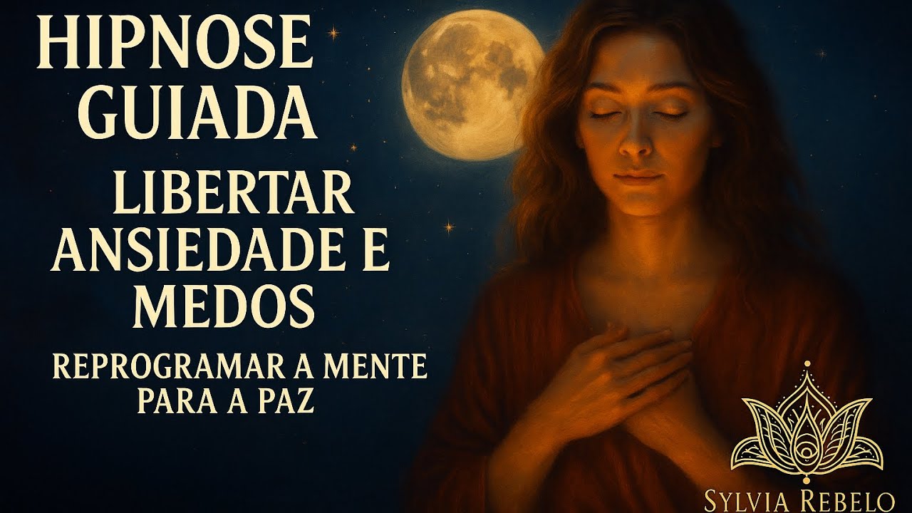 Hipnose Guiada – Libertar Ansiedade e Medos | Reprogramar a Mente para a Paz