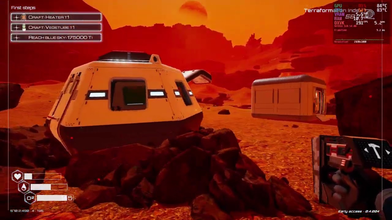Lonely exploration in The Planet Crafter