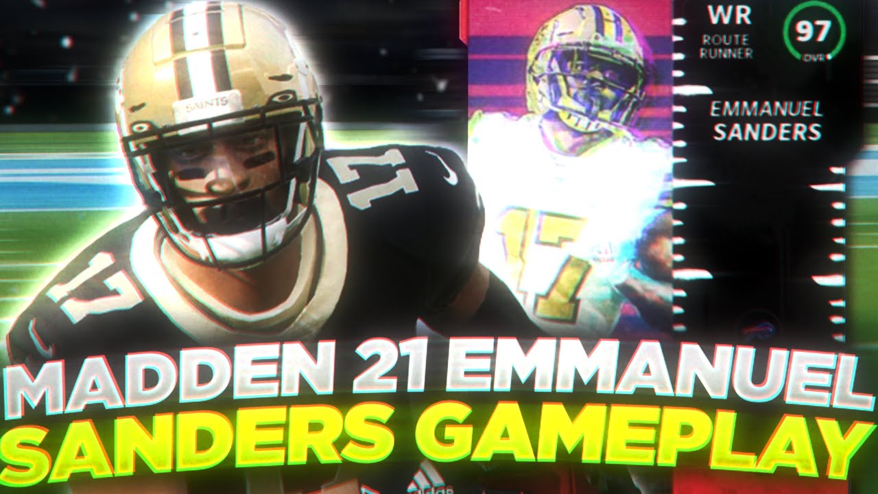 EMMANUEL SANDERS IS COOKING THE DEFENSE! 97 OVR EMMANUEL SANDERS GAMEPLAY!