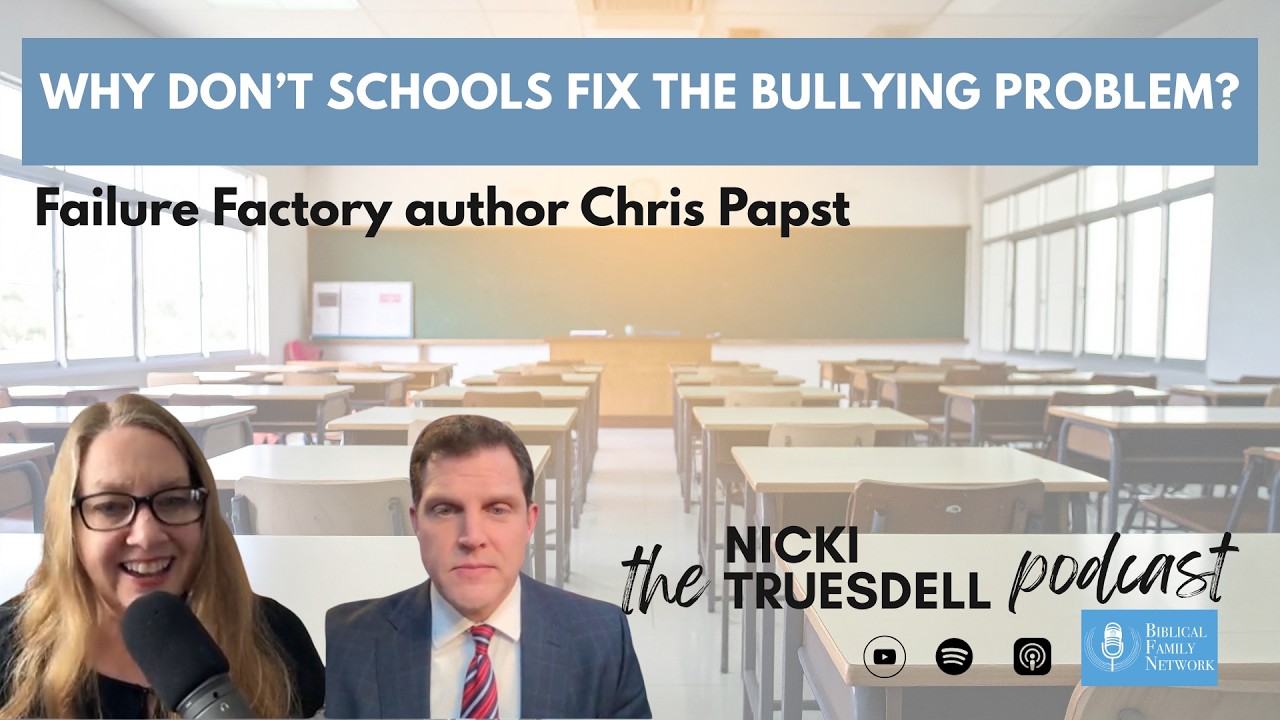 Why don't schools fix the bullying problem? with author Chris Papst
