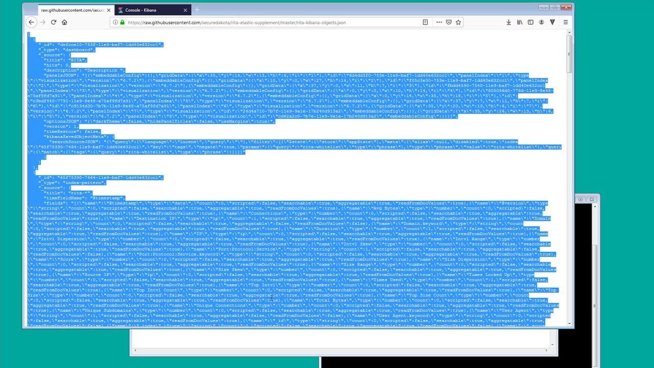 Supplementing RITA Results with the Elastic Stack