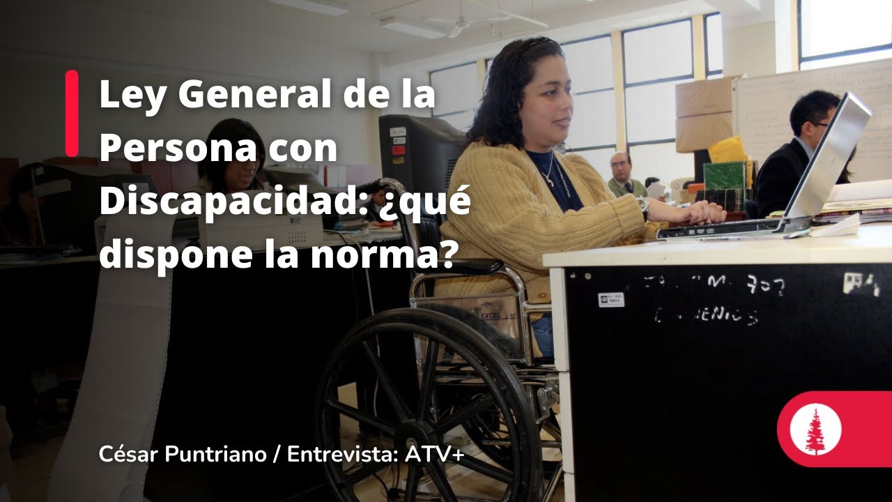 Ley General de la Persona con Discapacidad: ¿qué dispone la norma?