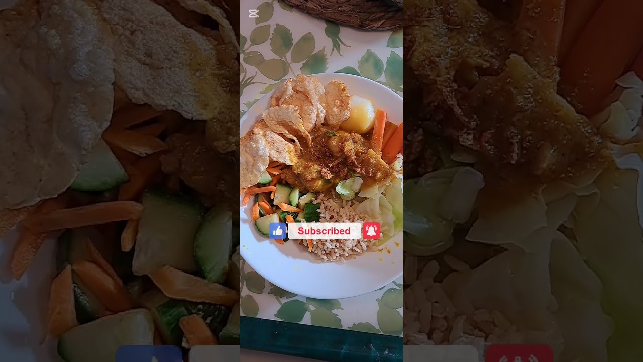 Indonesian Curry,  Sayur Kari, low sugar dish, 1teaspoon sugar only or without sugar. Enjoy it.