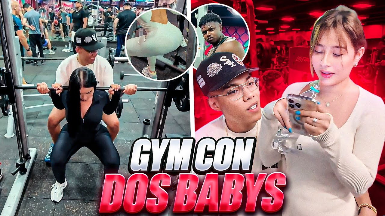 DIA DE GYM CON DOS BABYS Y LA BANDA 🥵 // JUANFER LA MATA