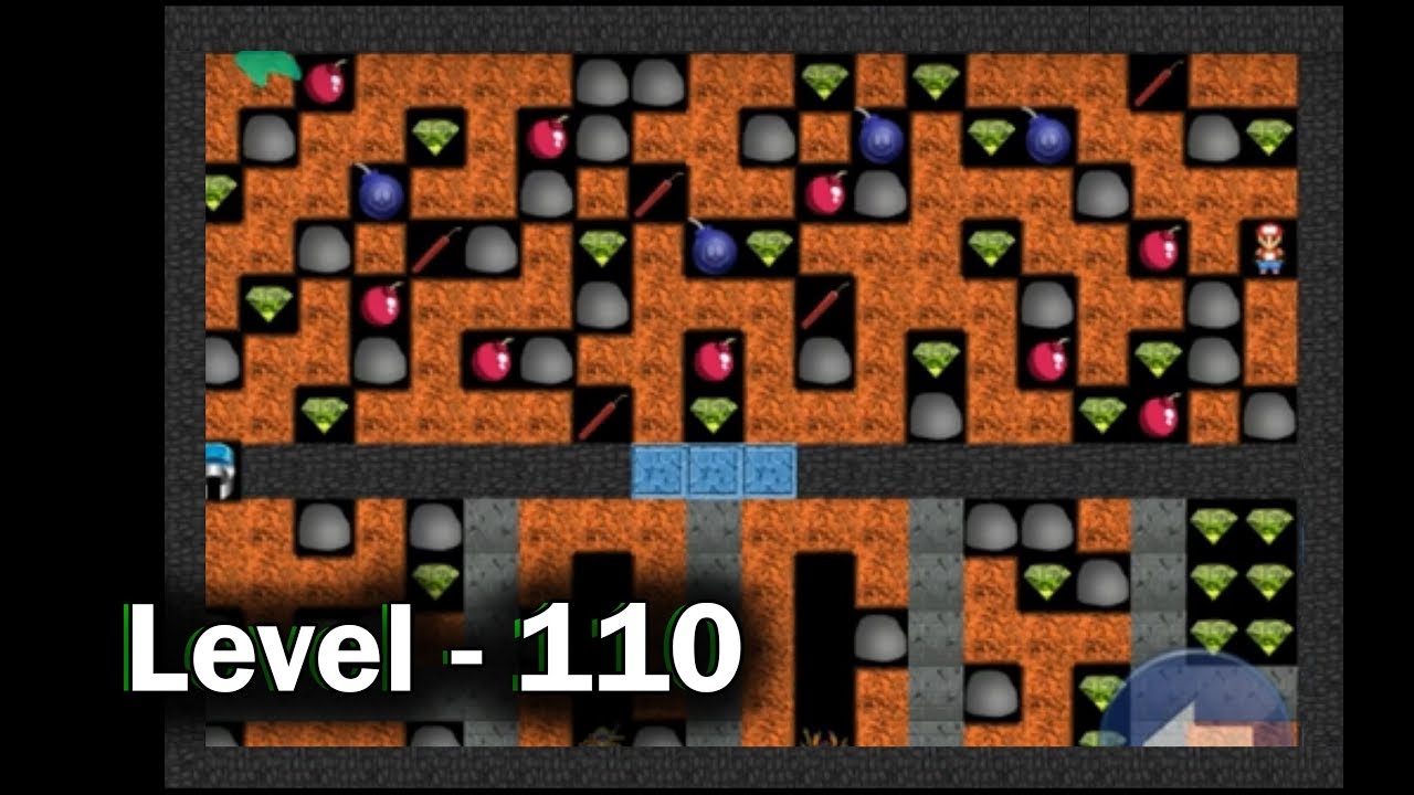 Diamond mine level 110 collected all 30 diamonds
