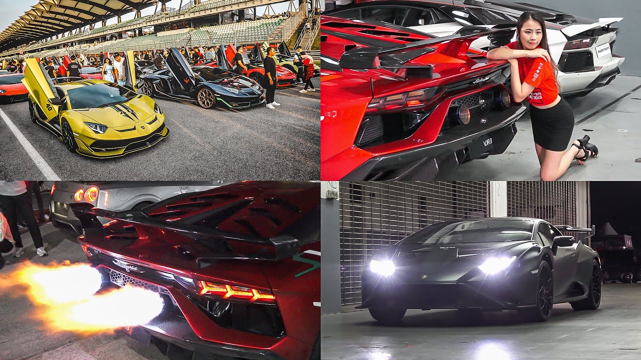 THE LARGEST SUPERCAR TRACK DAY IN MALAYSIA! #part4 (AVENTADOR SVJ, SV, HURACAN STO AND MORE...)