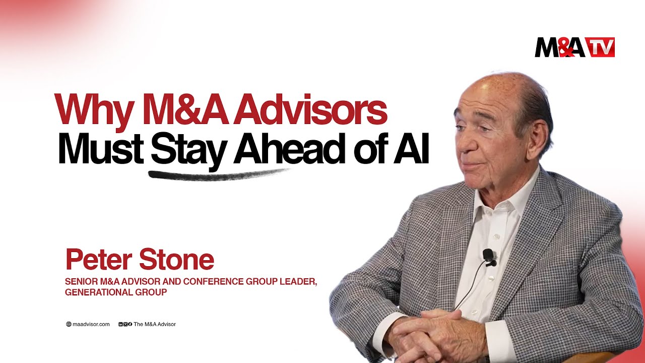 Peter Stone, Senior M&A Advisor and Conference Group Leader, Generational Group