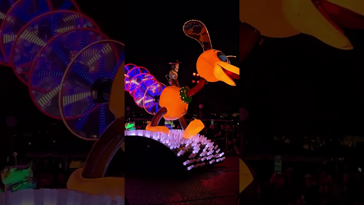 POV Disney 70th anniversary electric night parade 🎉🌟