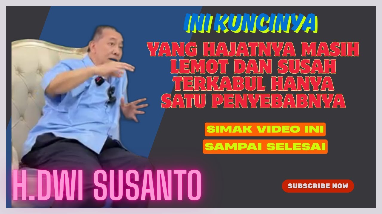 INI KUNCINYA YANG HAJAT MASIH LEMOT DAN SUSAH TERKABUL