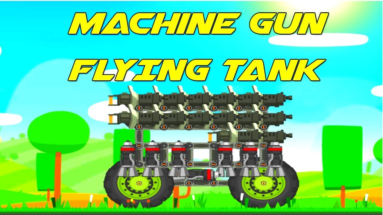 Super Tank Rumble - Flying Machine Gun Tank