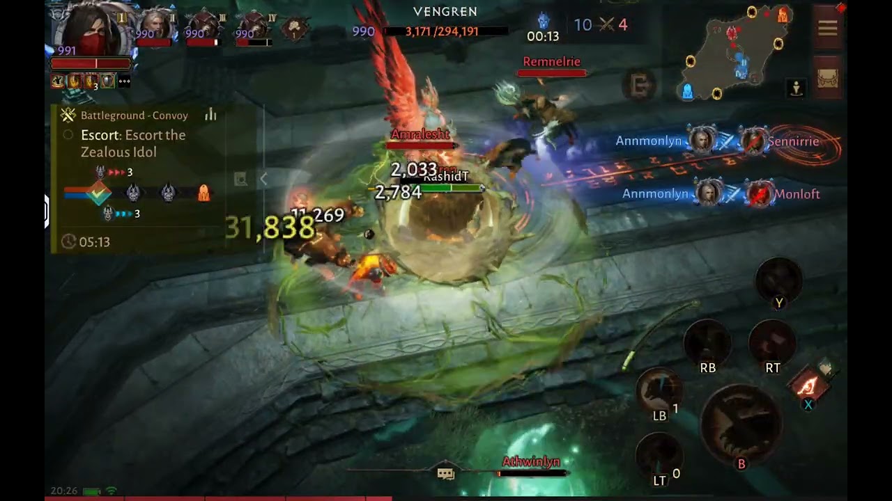Diablo immortal druid PVP Bear transformation 