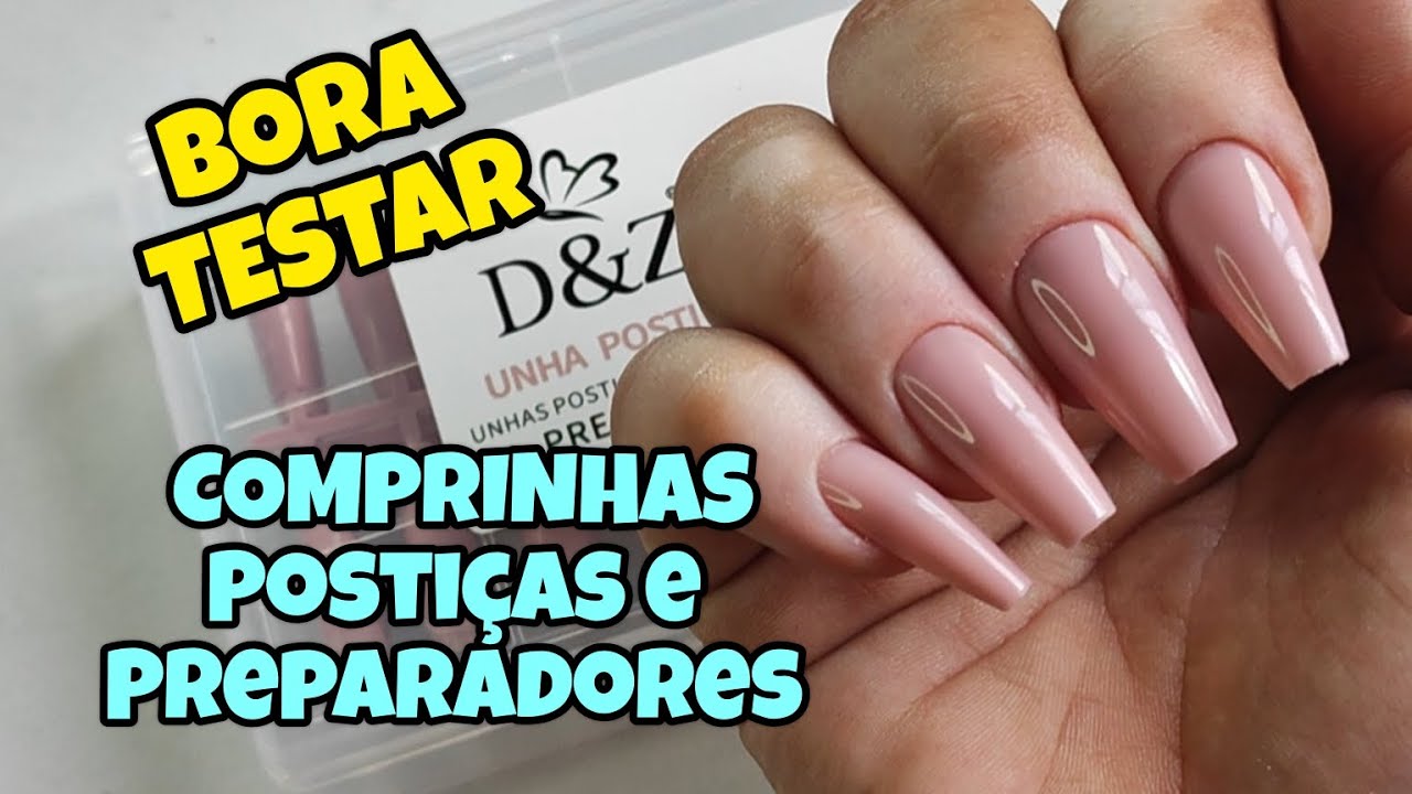 COMPRINHAS DE PRODUTOS PARA UNHAS. BORA TESTAR