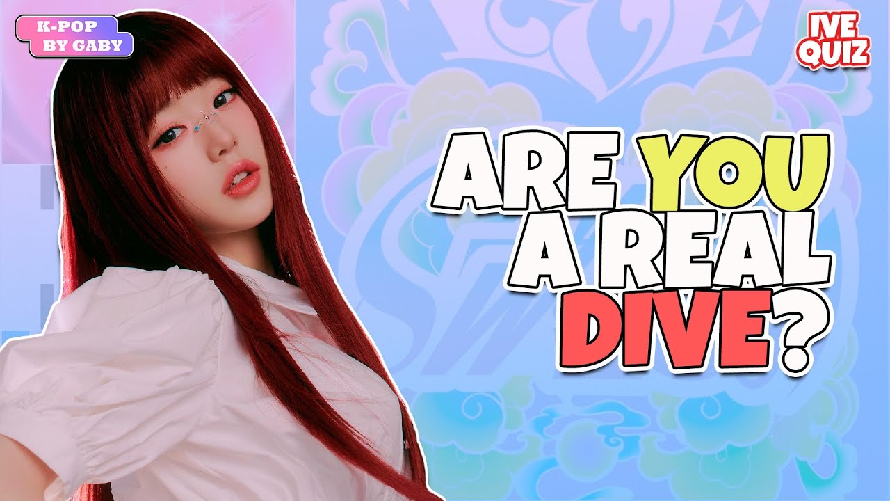 ARE YOU A REAL DIVE? | IVE QUIZ | KPOP GAME (ENG/SPA)