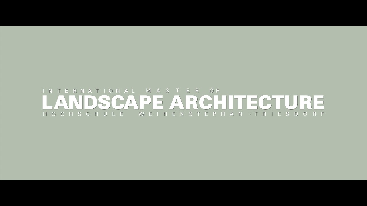 International Master of Landscape Architecture