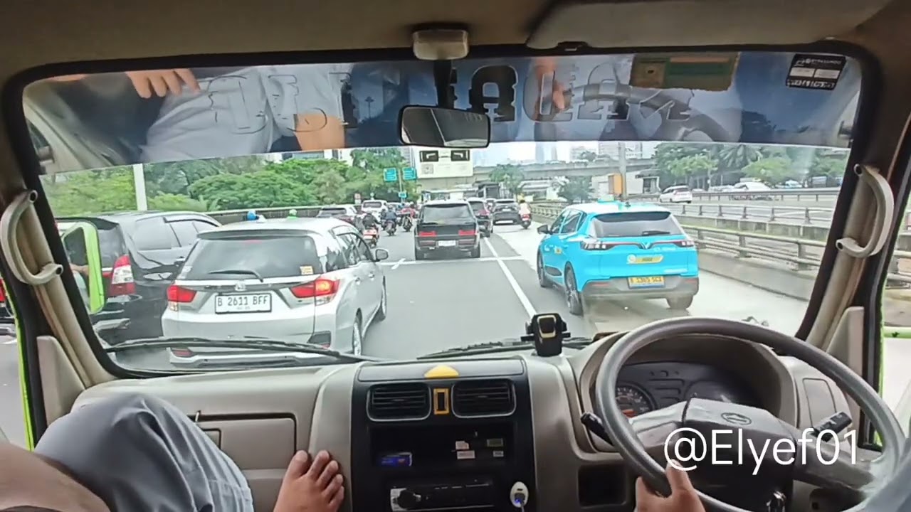 (part:001) Melintas Jalan Gatot Subroto Jakarta Selatan #viral #trending @Elyef01 