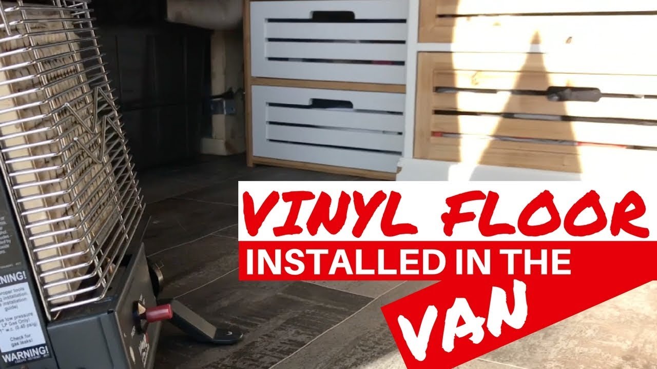 Vinyl Floor in The Van | Van Build