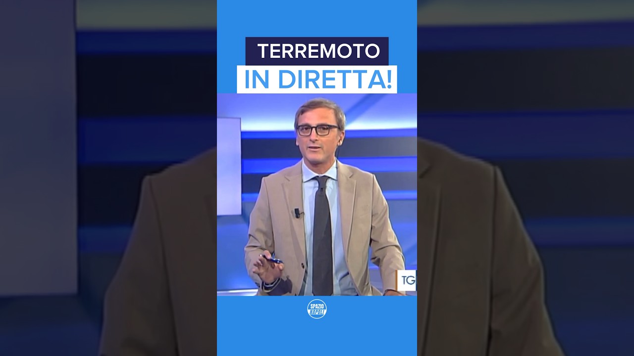 TERREMOTO A NAPOLI, SCOSSA IN DIRETTA SUL TGR CAMPANIA: PANICO IN STUDIO