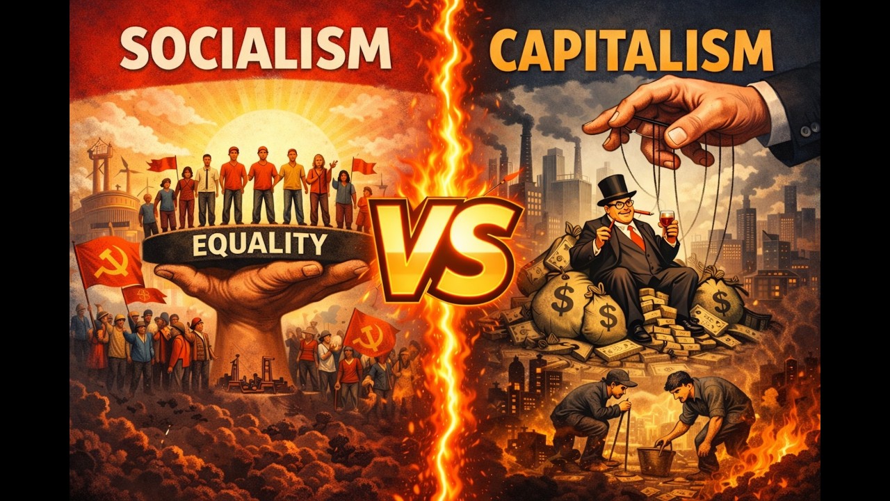 Capitalism vs Socialism: The Real Story They Never Told You!!