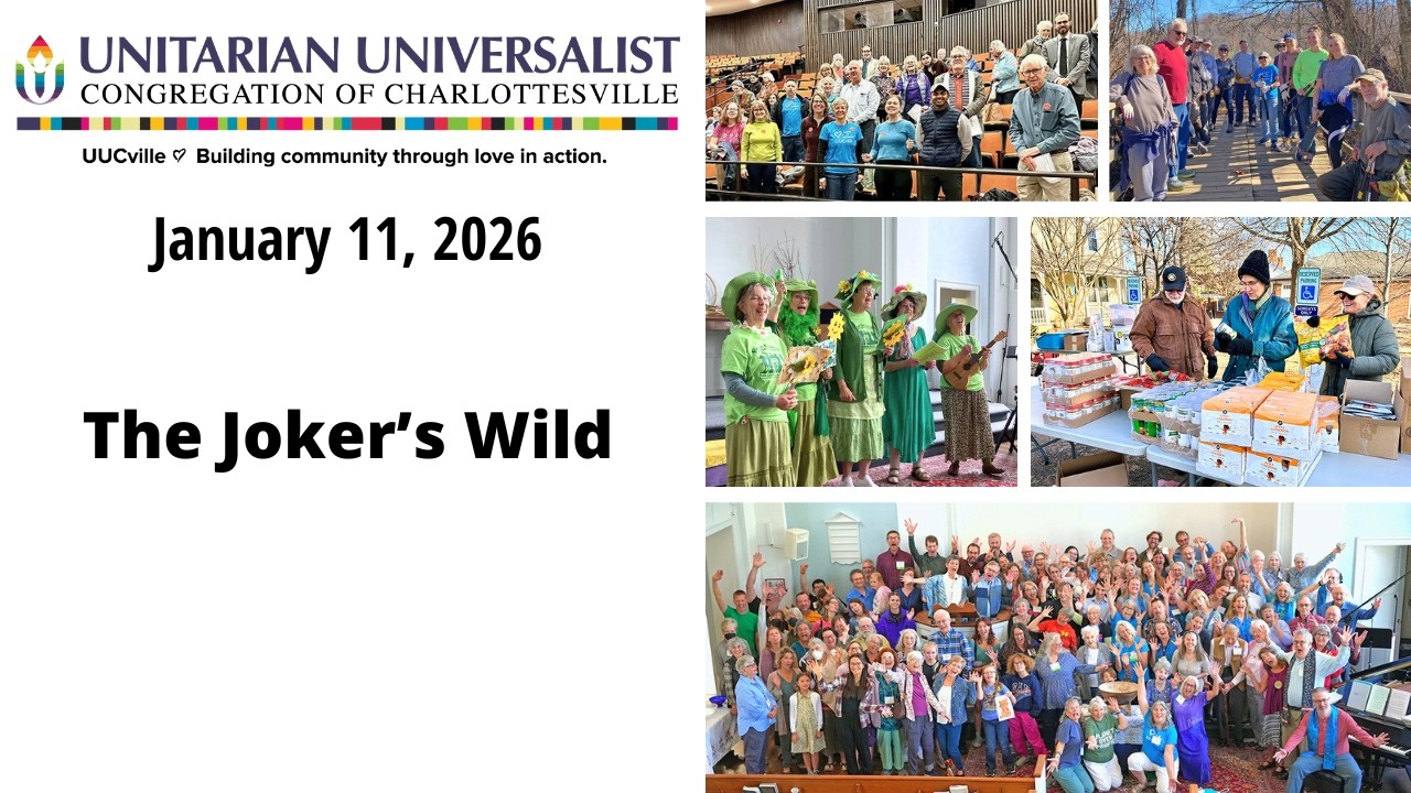 1-11-2026 Community Worship: The Joker's Wild