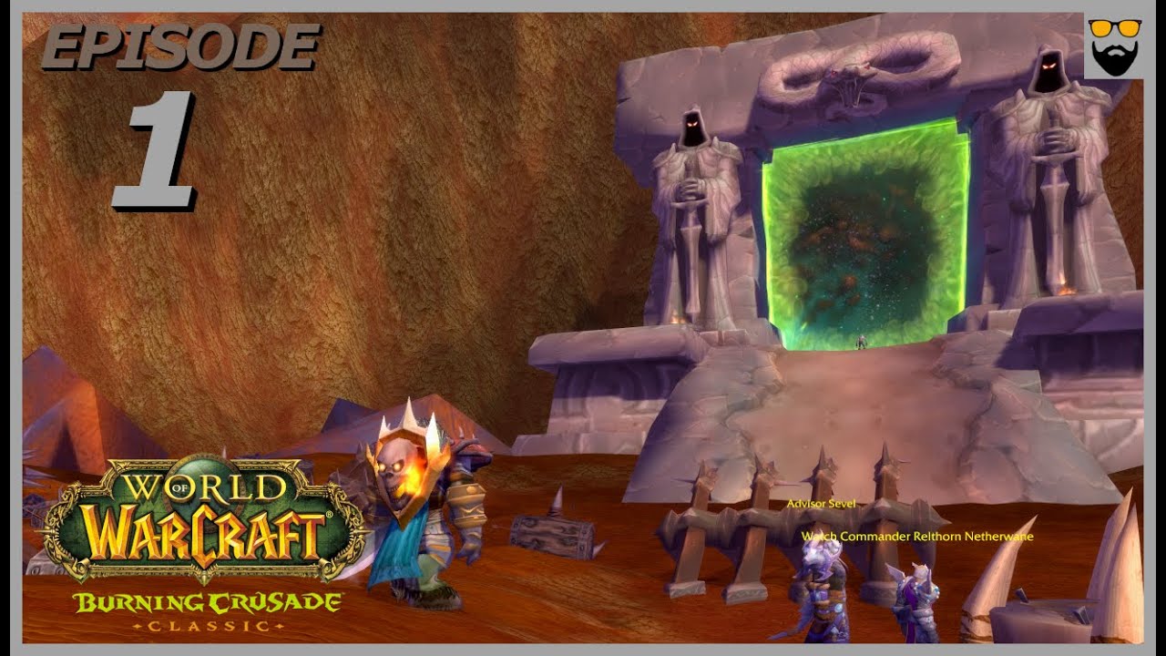 Let's Play WoW - The Burning Crusade Classic - Tauren Warrior - Outland Leveling - Part 1 - Gameplay